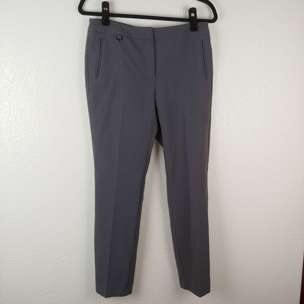 NWT Adrianna Papell Grey Dress Pants Size 4